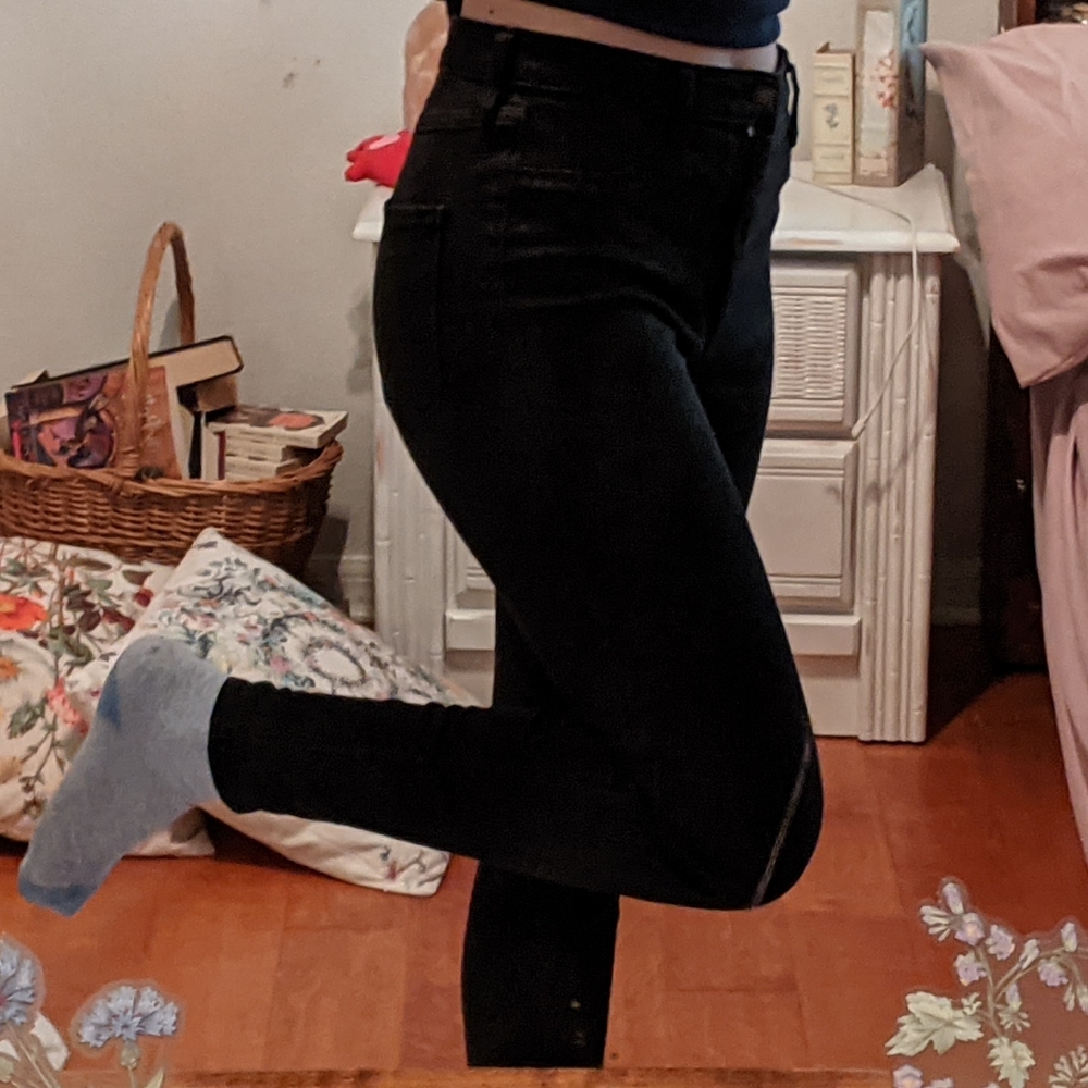 Women's Hollister high rise skinny black jeans